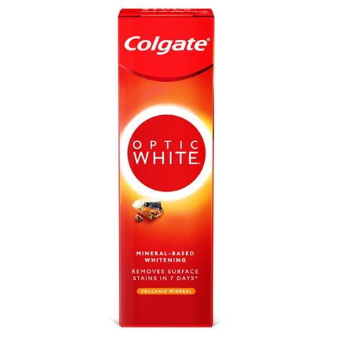 colgate optic white volcanic mineral review|Colgate Optic White Volcanic Whitening .